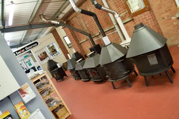 Wood & Multi-fuel Stoves on display in our showroom